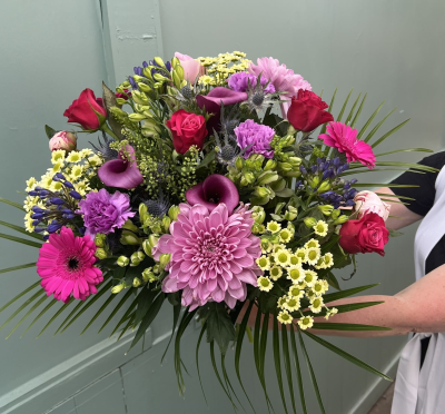 Grand Affection - Show your grand affection with this luxurious bouquet of the finest blooms of the season. Arranged in beautiful packaging, this bouquet is perfect for expressing your deepest emotions and making a lasting impression.