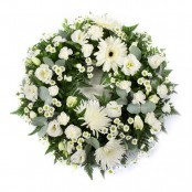 SYM-321 Classic Wreath in White